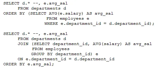 1Z0-071 practice question 140 figure