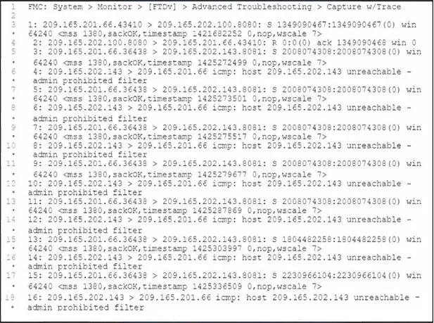 300-710 practice question 326 figure