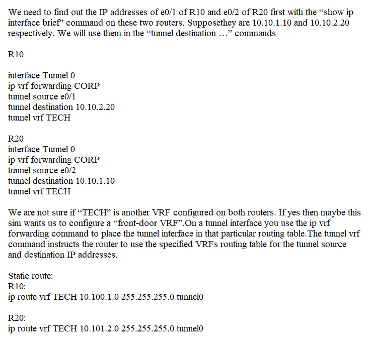 Answer figure for 350-401 question 886