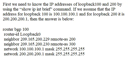 Answer figure for 350-401 question 63
