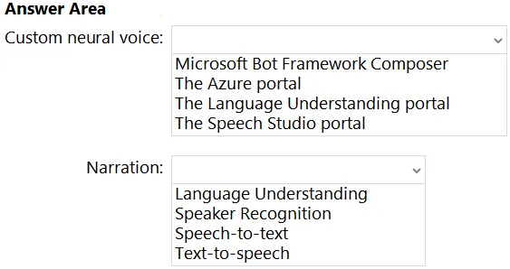 AI-102 practice question 150 figure