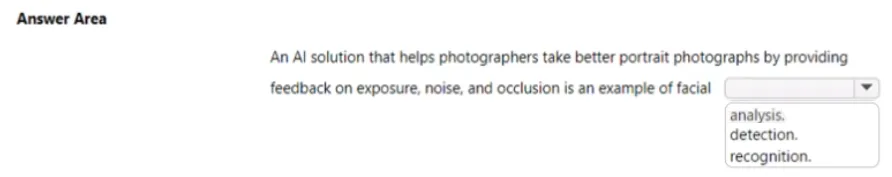 AI-900 practice question 13 figure
