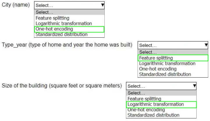 Answer figure for MLA-C01 question 103