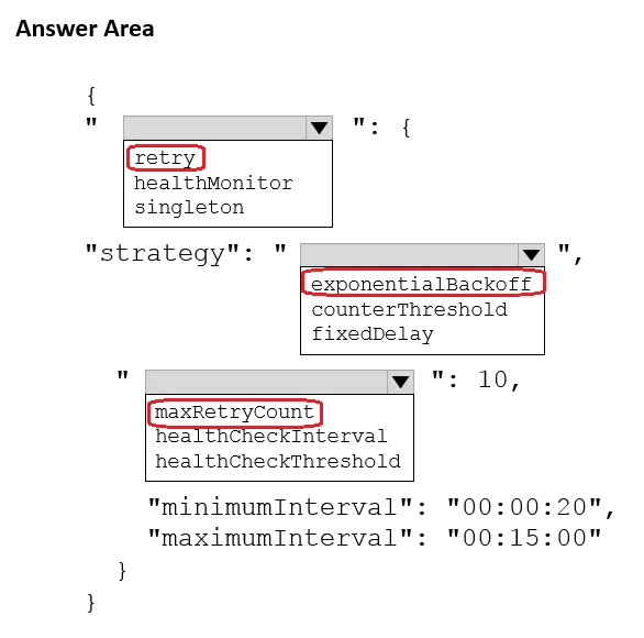 Answer figure for AZ-204 question 128