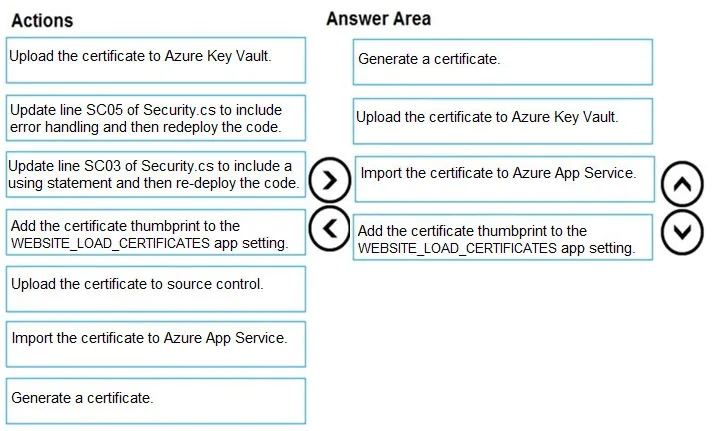 Answer figure for AZ-204 question 50