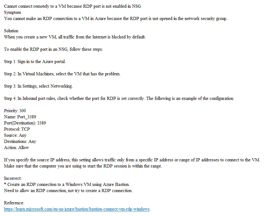 Answer figure for AZ-500 question 477