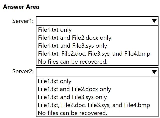 AZ-800 practice question 239 figure