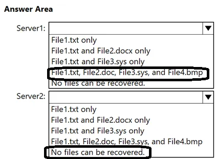 Answer figure for AZ-800 question 239