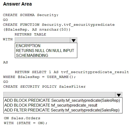 DP-203 practice question 343 figure