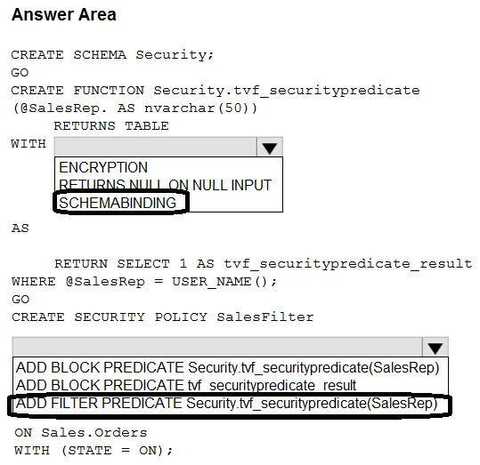 Answer figure for DP-203 question 343