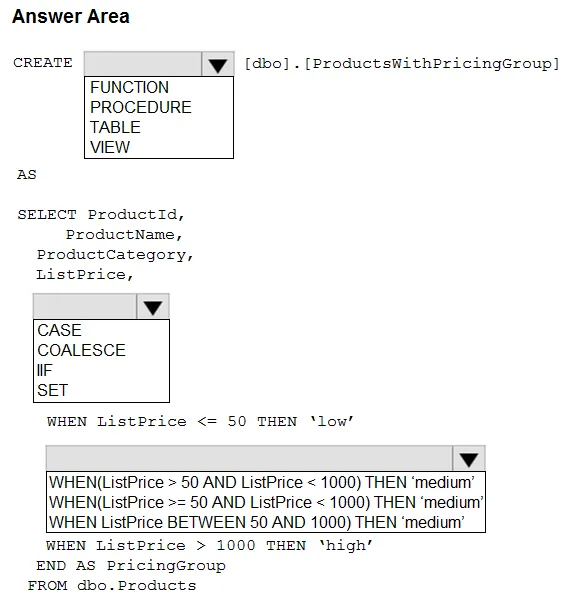 DP-600 practice question 139 figure