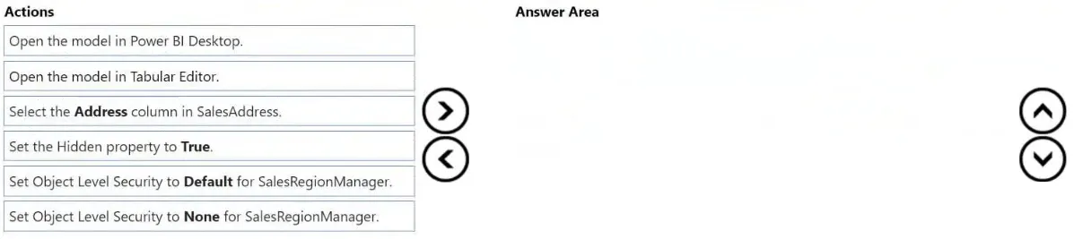 DP-600 practice question 165 figure