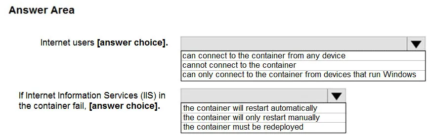 AZ-104 practice question 292 figure