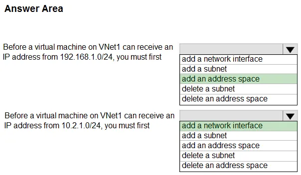 Answer figure for AZ-104 question 421