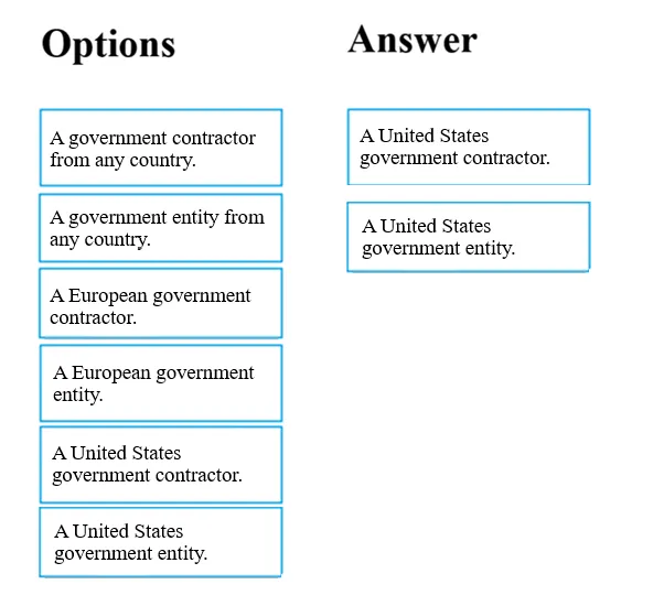 Answer figure for AZ-900 question 193