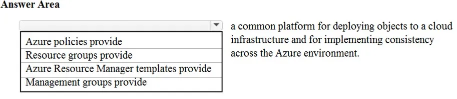 AZ-900 practice question 97 figure