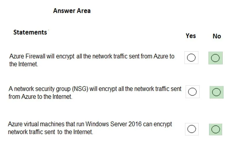 Answer figure for AZ-900 question 137