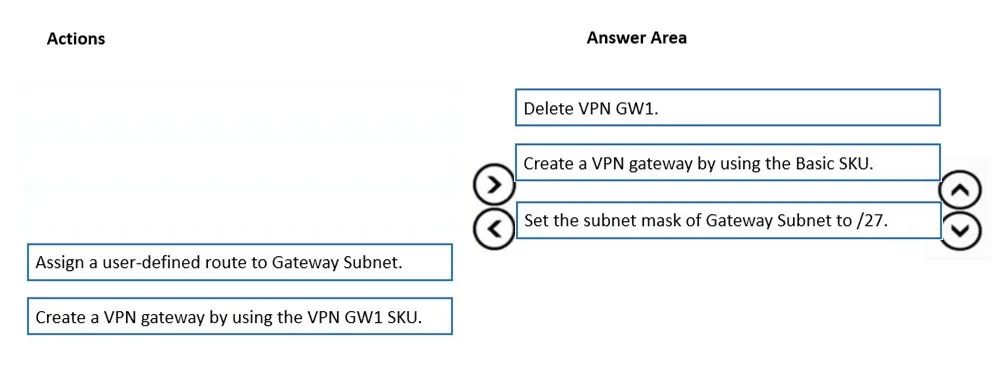 Answer figure for AZ-700 practice question 25