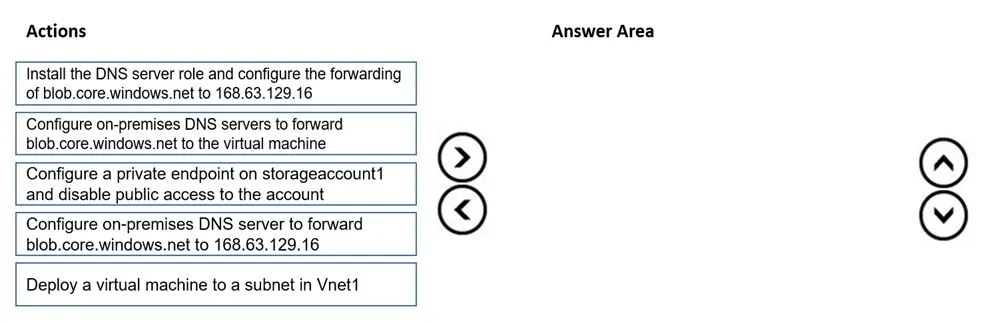 AZ-700 practice question 308 figure