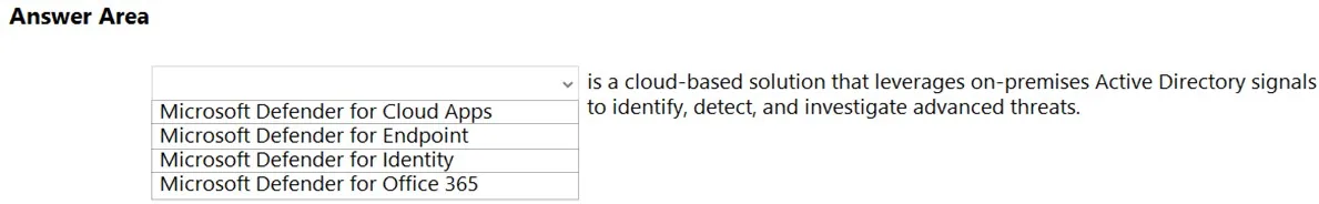 SC-900 practice question 149 figure