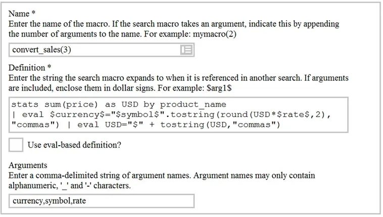 SPLK-1002 practice question 8 figure