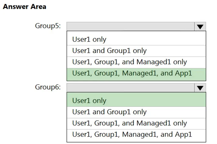 Answer figure for AZ-500 question 141