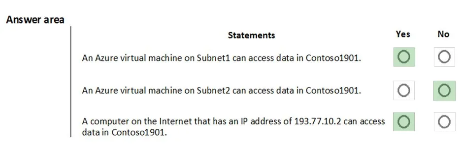 Answer figure for AZ-500 question 252
