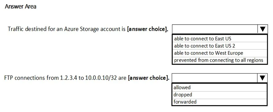 AZ-500 practice question 223 figure