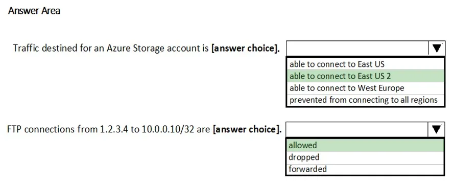 Answer figure for AZ-500 question 223
