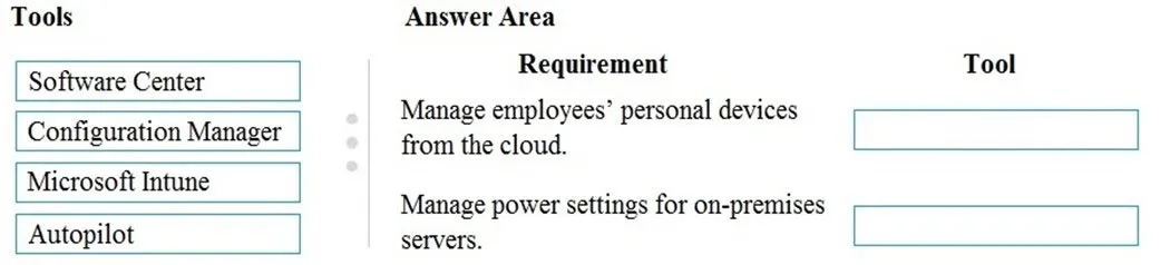 MS-900 practice question 114 figure
