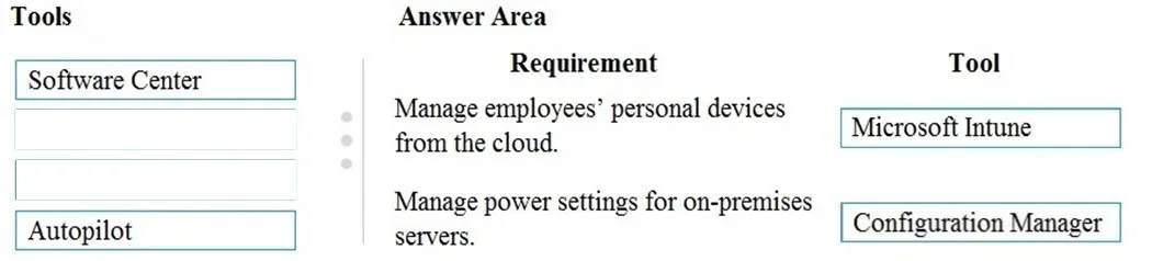 Answer figure for MS-900 question 114