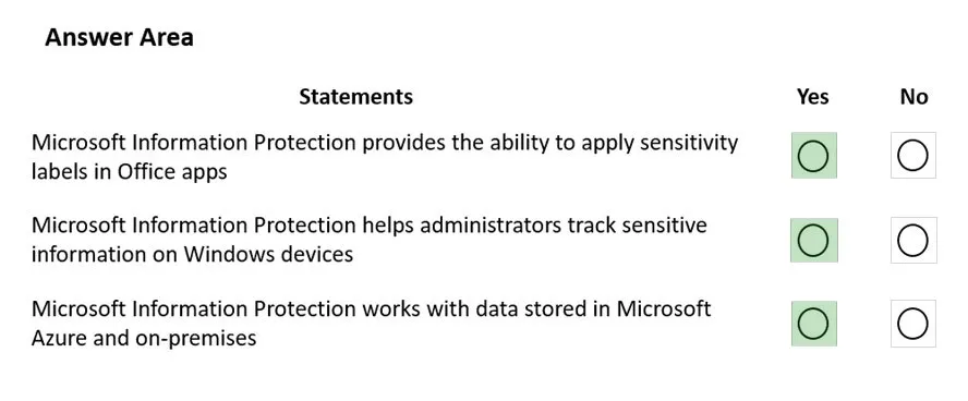 Answer figure for MS-900 question 161