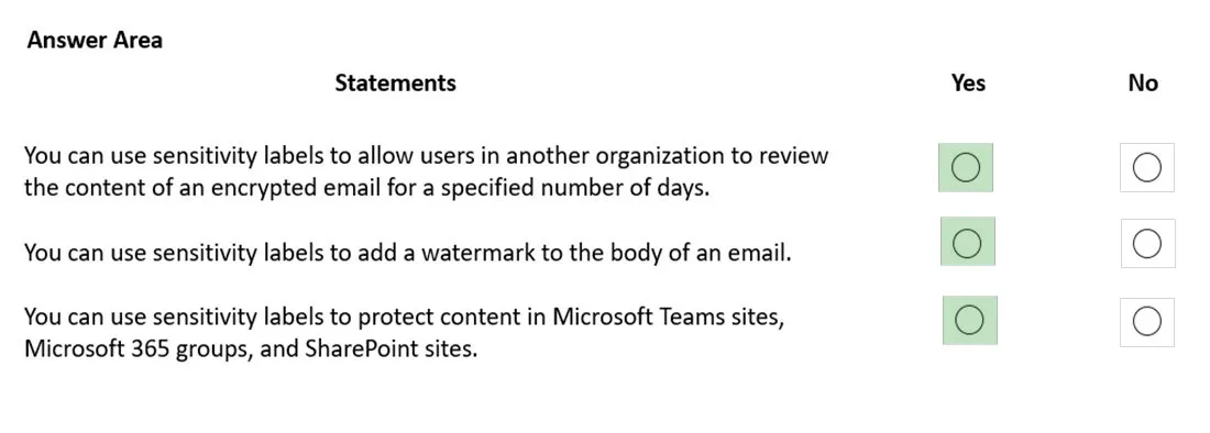 Answer figure for MS-900 question 176