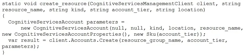 AI-102 practice question 12 figure