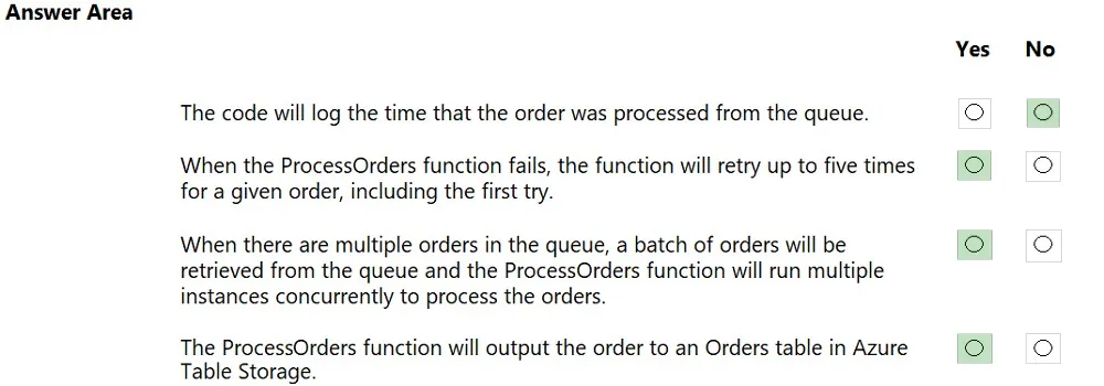 Answer figure for AZ-204 question 103