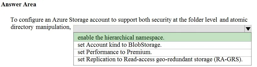Answer figure for DP-900 question 18