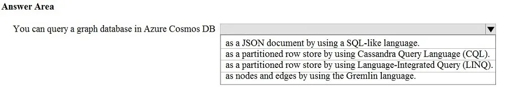 DP-900 practice question 19 figure