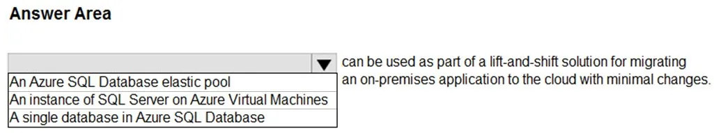 DP-900 practice question 112 figure