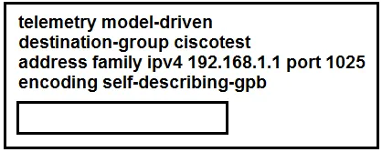 350-501 practice question 12 figure