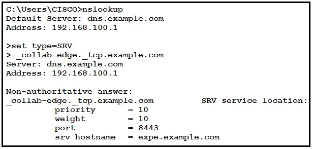 350-801 practice question 148 figure