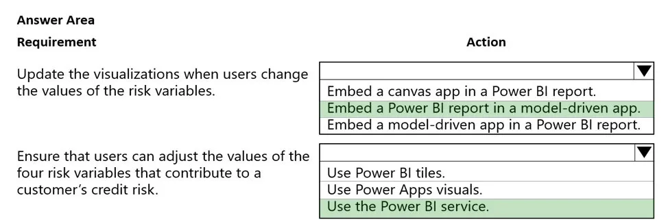 Answer figure for PL-200 question 236