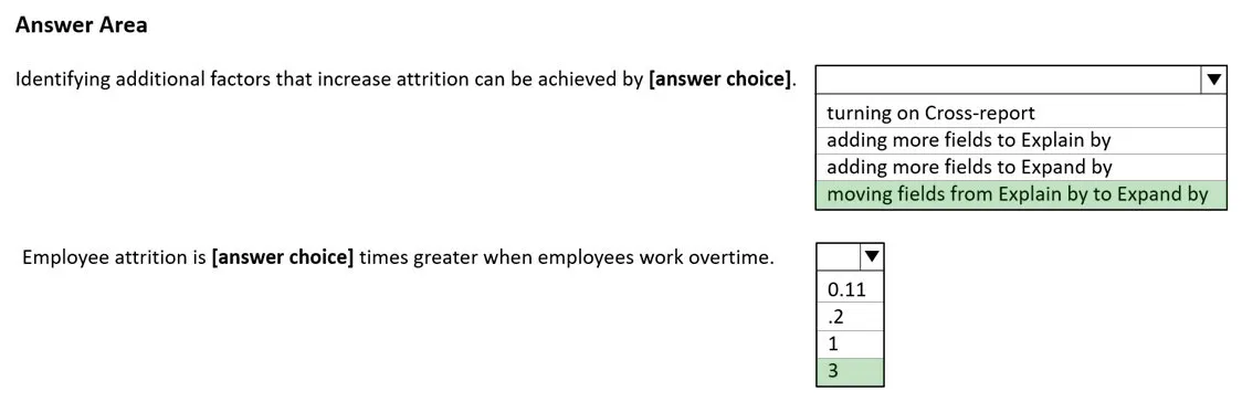 Answer figure for PL-300 question 243