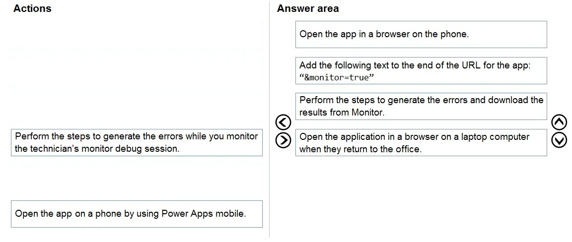Answer figure for PL-400 question 199