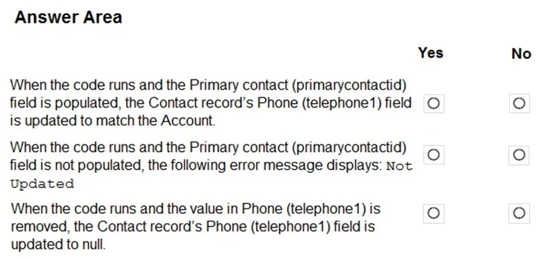 PL-400 practice question 262 figure