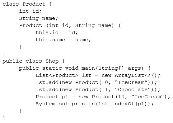 1Z0-808 practice question 99 figure