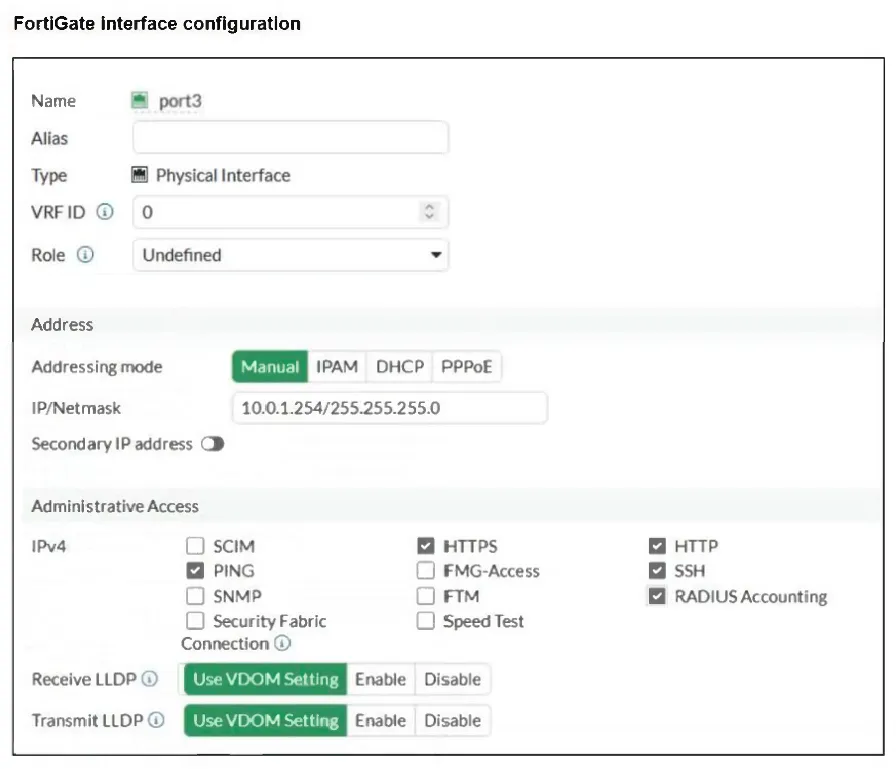 FCSS_LED_AR-7.6 practice question 23 figure