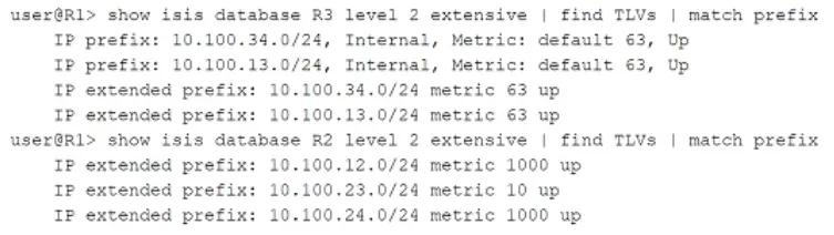 JN0-664 practice question 24 figure