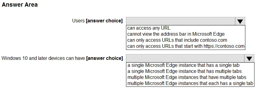 MD-102 practice question 201 figure