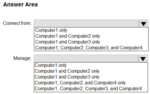 MD-102 practice question 170 figure