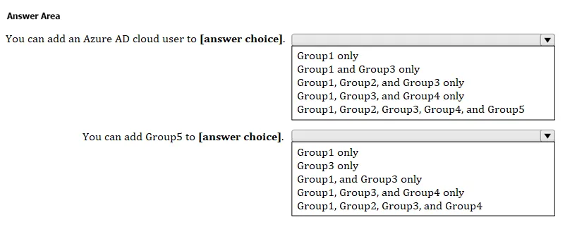 MS-102 practice question 18 figure